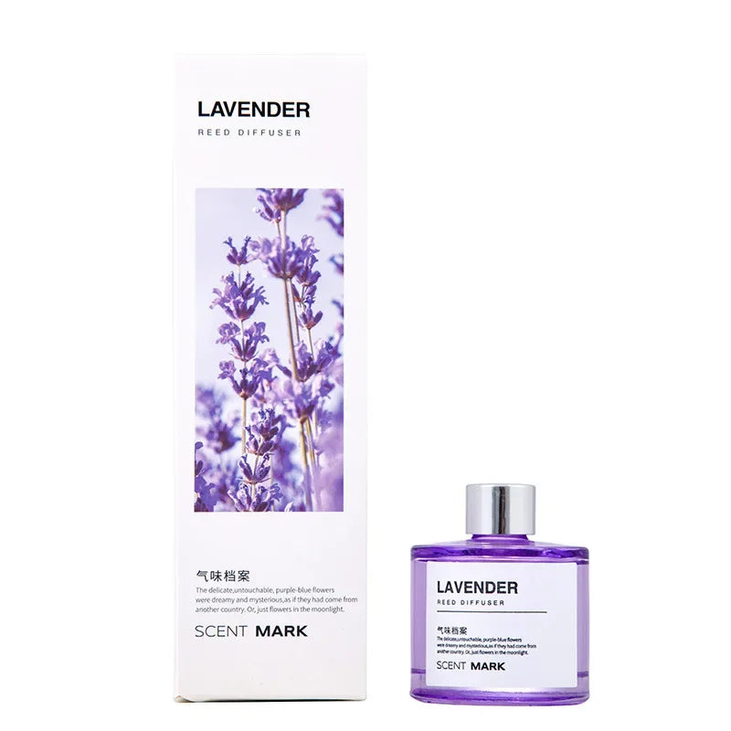 Hign-concerned Lavender Jasmine Reed Diffuser Set For Home