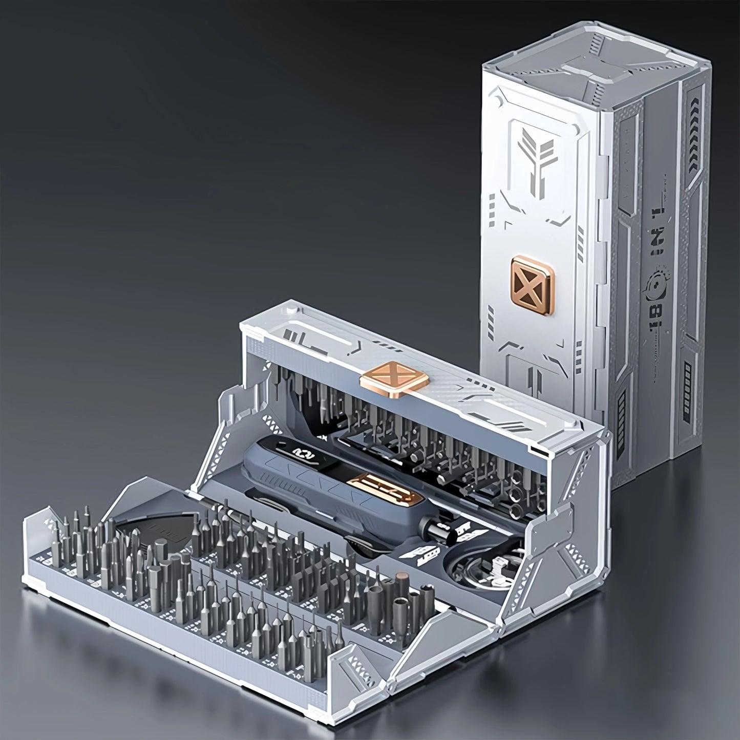 VMANHign 180 In 1 Screwdriver Set Magnetic Phillips Bits For Mobile iPhone PC Glasses Repair Tool Gift