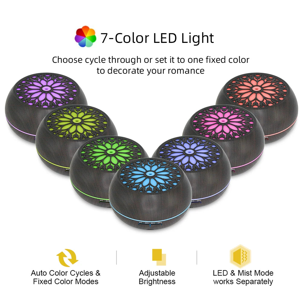 High Concerned Chemical Essential Oil Diffuser With Remote Timer Includes 6 Oils